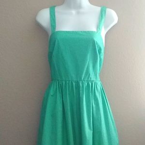 a .new day green 100% cotton dress M NWT